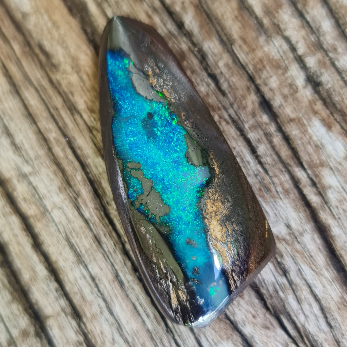 Natural Australian Boulder buy Opal Cabochon - Untreated Opal - Designer Cabochon - Gemstone Supplies - ZZ42