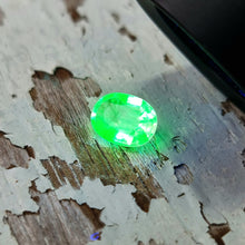  0.88ct Super Fluorescent Hyalite Opal Oval Cut