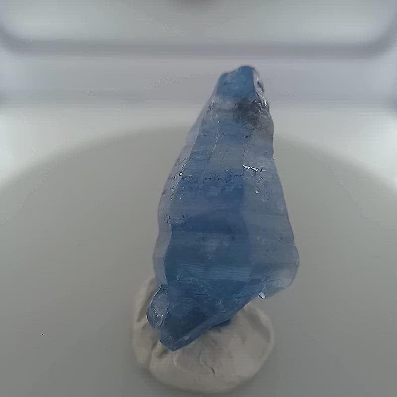  16.75ct Blue Ceylon Sapphire Crystal Rough