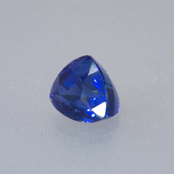 1.00ct Triangular Cut Blue Ceylon Sapphire : Lawson Gems - Rough and ...